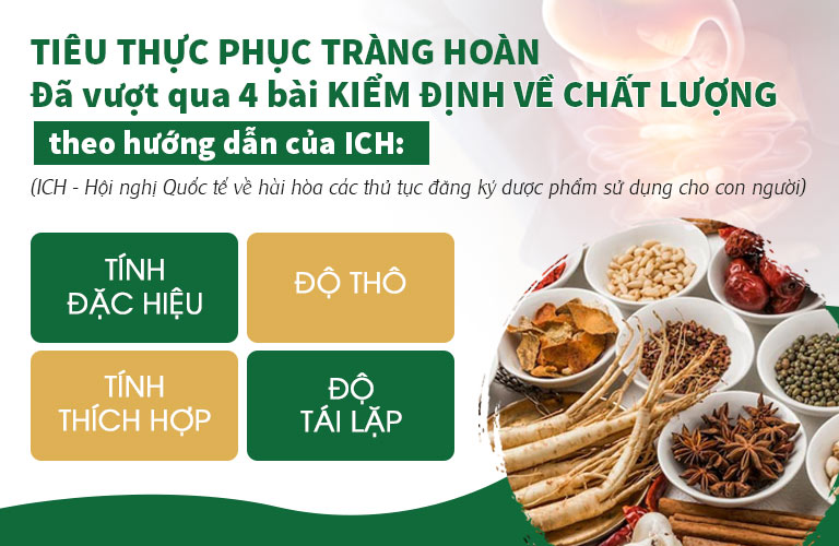 Bài thuốc đạt tiêu chuẩn chất lượng theo hướng dẫn của ICH