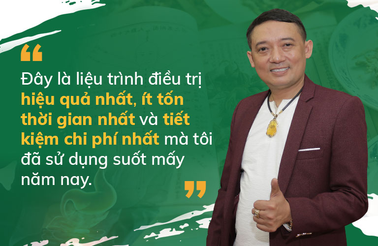 Nghệ sĩ Chiến Thắng hài lòng với liệu trình điều trị đại tràng tại Thuốc dân tộc