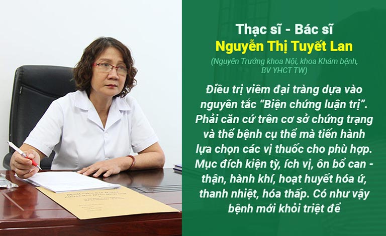 Nguyên lý điều trị bênh đại tràng theo đánh giá chuyên gia